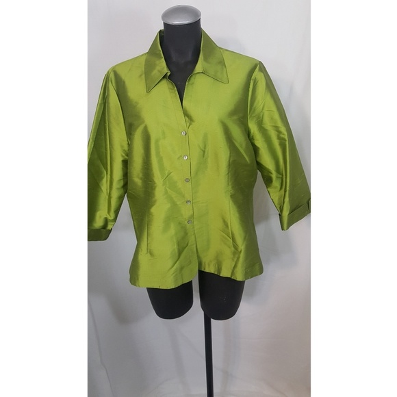 S.L.B. Silk Blouse - Picture 1 of 7